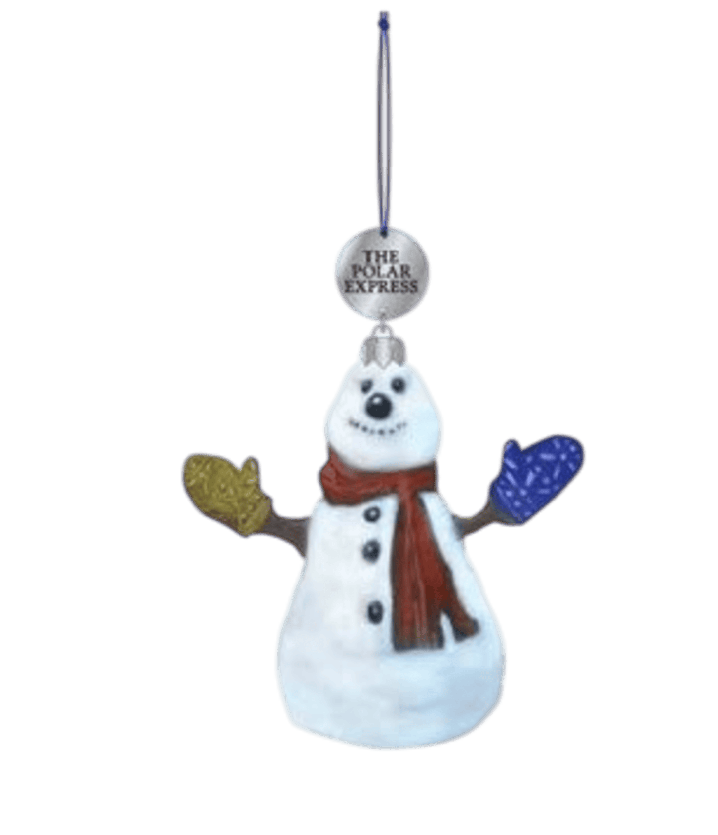 Glass Snowman Ornament
