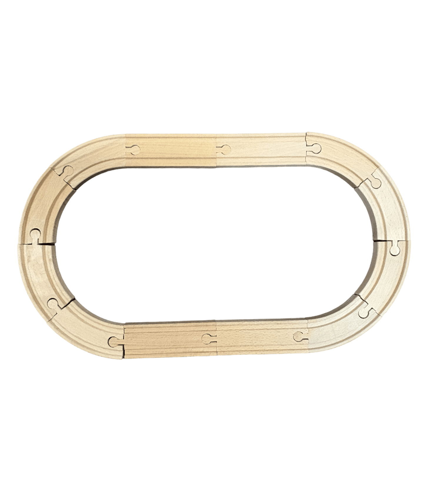 Wooden Train Track Set