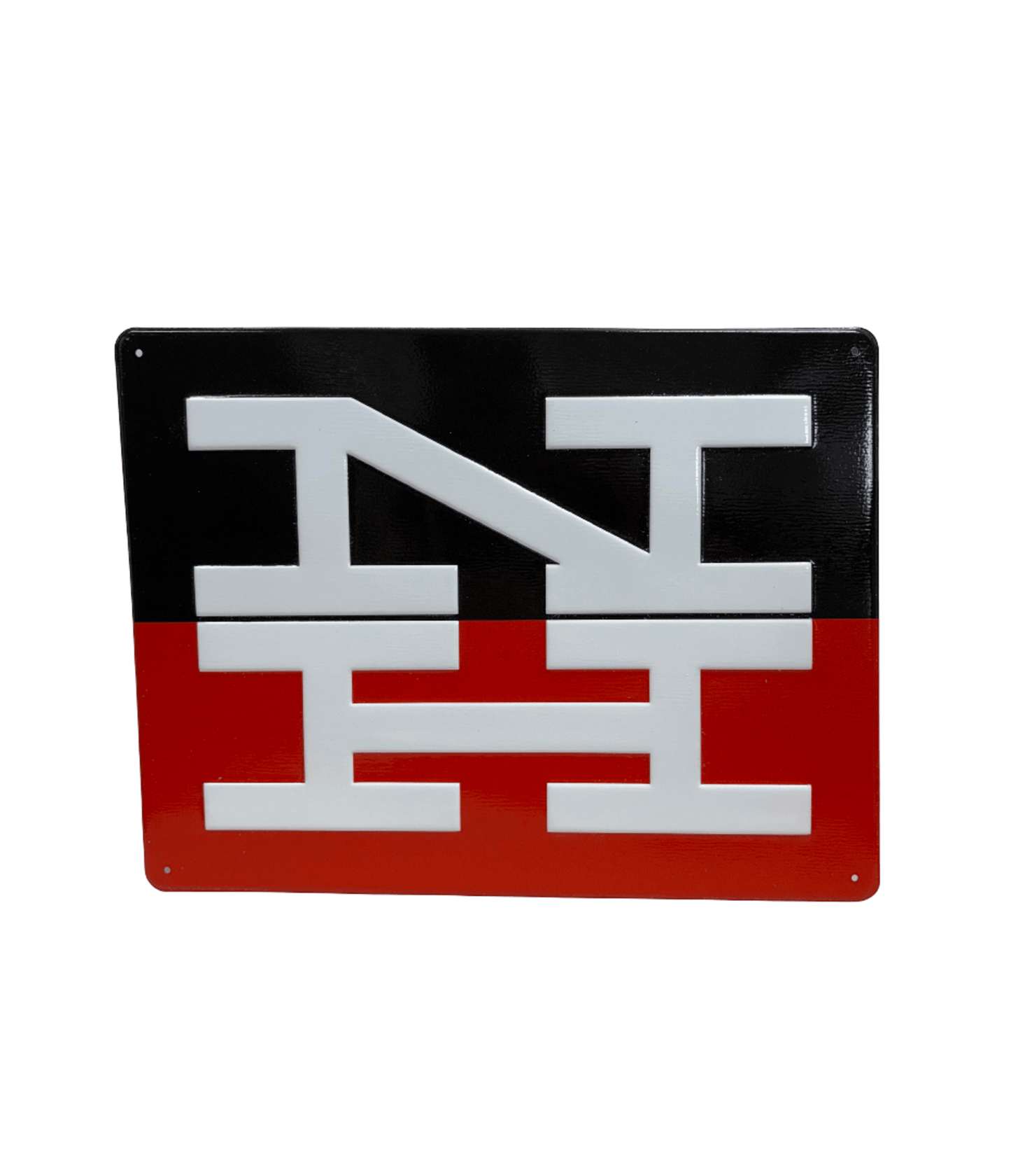 Branded Embossed High Glossy Metal Sign