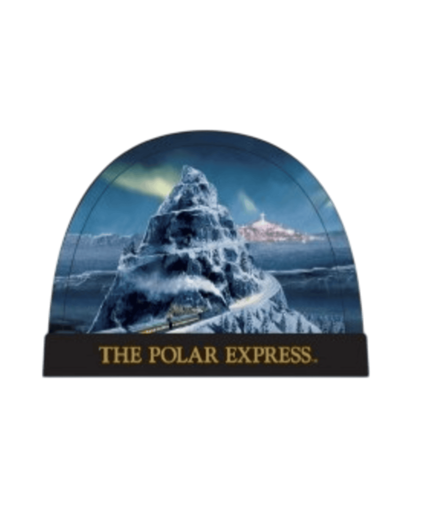 Train to North Pole Snow Globe (Plastic)